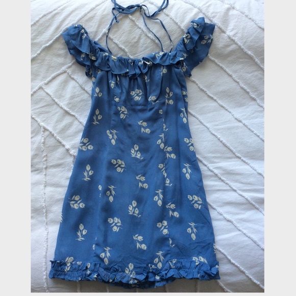Last Call - NWT Reformation Veranda Mini Dress - Picture 4 of 7